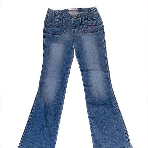 US Polo Assn Women’s Jeans with Color full Embroidery size 5/6 - Picture 9 of 9